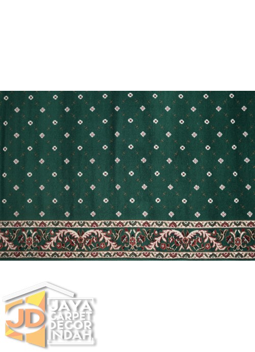Karpet Sajadah Al Hussen 689090 Pattern Green 120x600, 120x1200, 120x1800, 120x2400, 120x3000
